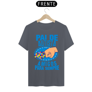 Nome do produto T-shirt - autismo (Pai de autista amigos para sempre)