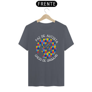 Nome do produto T-shirt - autismo (Pai de autista cheio de orgulho)