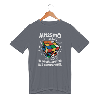 Nome do produto Camiseta UV DRY - autismo (um universo complexo)