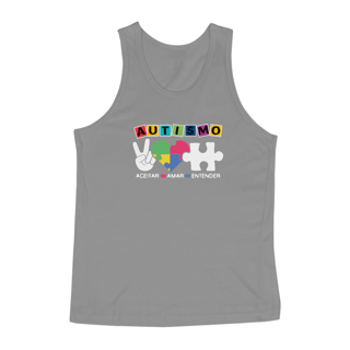 Nome do produto Camiseta Regata (autismo: aceitar, amar, entender)