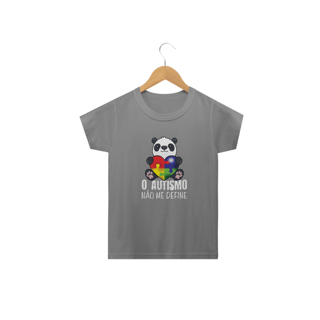 Nome do produto T-shirt Infantil - autismo (o autismo não me define)