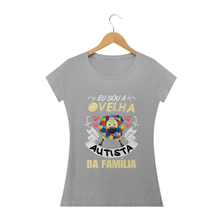 Nome do produto Baby Look - autismo (eu sou a ovelha autista da família)