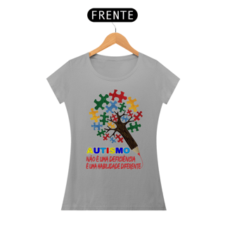 Nome do produto Baby Look - autismo (autismo não é uma deficiencia)