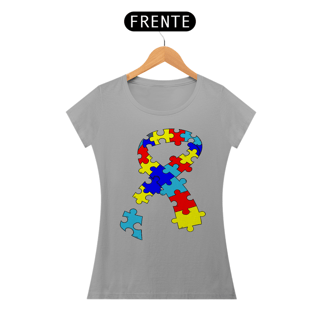 Nome do produto Baby Look - autismo (Símbolo laço)