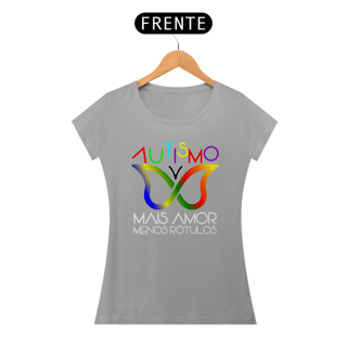 Nome do produto Baby Look - Autismo mais amor e menos rótulos