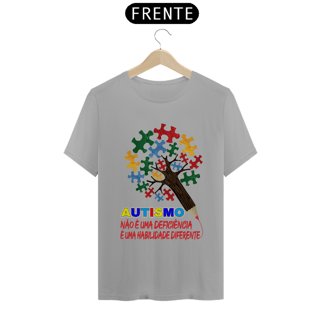 Nome do produto T-shirt - autismo (autismo não é uma deficiencia)