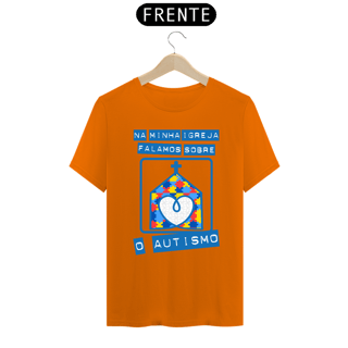 Nome do produto T-shirt - autismo (na minha igreja falamos sobre o autismo)