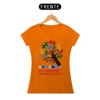 Nome do produto Baby Look - autismo (autismo não é uma deficiencia)