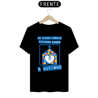 Nome do produto T-shirt - autismo (na minha igreja falamos sobre o autismo)