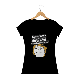 Nome do produto Baby Look - Autismo (Sua criança mão parece autista)
