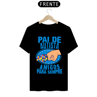 Nome do produto T-shirt - autismo (Pai de autista amigos para sempre)