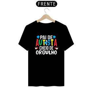 Nome do produto T-shirt - autismo (Pai de autista cheio de orgulho)