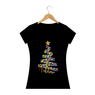 Nome do produto Baby Look - autismo (Natal)