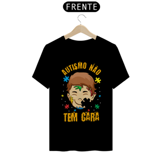 Nome do produto T-shirt - autismo (autismo não tem cara_)