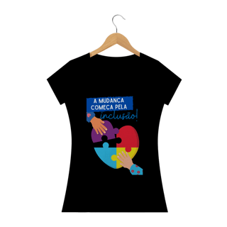 Nome do produto Baby Look - autismo (A mudança começa pela inclusão)