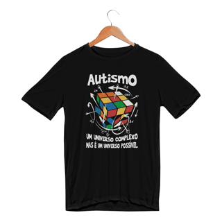 Nome do produto Camiseta UV DRY - autismo (um universo complexo)