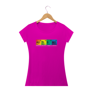 Nome do produto Baby Look - autismo (tabela periódica)