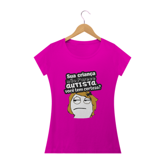 Nome do produto Baby Look - Autismo (Sua criança mão parece autista)