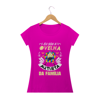 Nome do produto Baby Look - autismo (eu sou a ovelha autista da família)