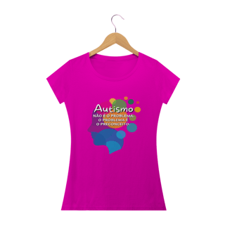 Nome do produto Baby Look - autismo (autismo não é o problema, problema é o preconceito)