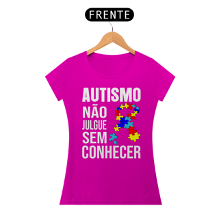 Nome do produto Baby Look - autismo (não julgue sem conhecer)
