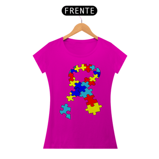 Nome do produto Baby Look - autismo (Símbolo laço)