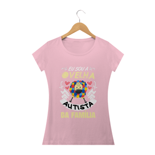 Nome do produto Baby Look - autismo (eu sou a ovelha autista da família)