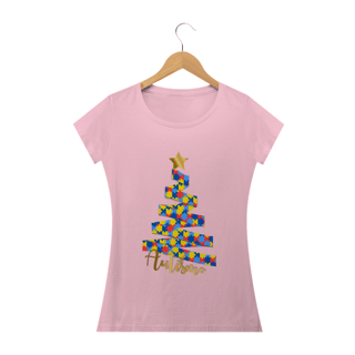 Nome do produto Baby Look - autismo (Natal)