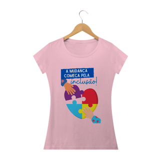 Nome do produto Baby Look - autismo (A mudança começa pela inclusão)