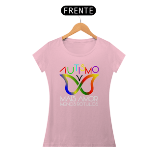Nome do produto Baby Look - Autismo mais amor e menos rótulos