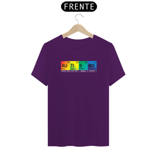 Nome do produto T-shirt - autismo (tabela periódica)