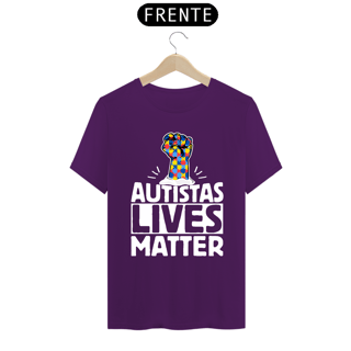 Nome do produto T-shirt - autismo (autistas lives matter)