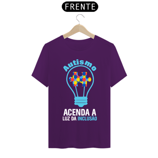 Nome do produto T-shirt - autismo (autismo, acenda a luz da inclusão)