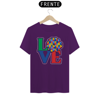 Nome do produto T-shirt - autismo (love)