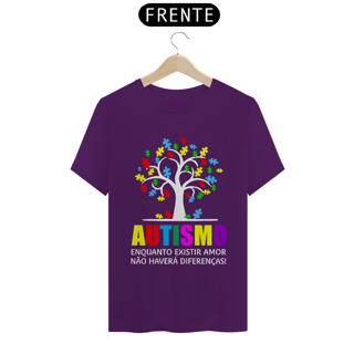 Nome do produto T-shirt - Autismo enquanto existir o amor.