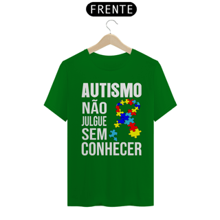 Nome do produto T-shirt - autismo (não julgue sem conhecer)