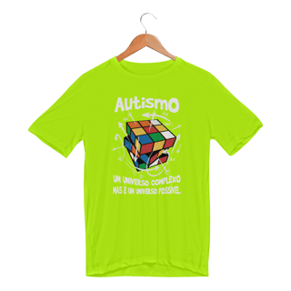 Nome do produto Camiseta UV DRY - autismo (um universo complexo)
