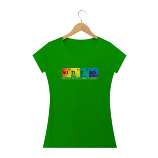Nome do produto Baby Look - autismo (tabela periódica)