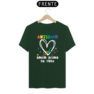 Nome do produto T-shirt - autismo (Autismo, amor acima de tudo)