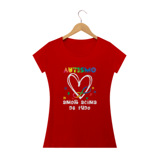 Nome do produto Baby Look (Autismo, amor acima de tudo)