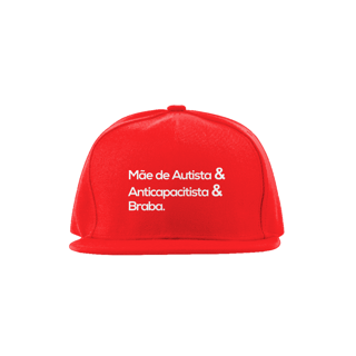 Nome do produto Boné - autismo (mulher de autista e anticapacitista e braba)