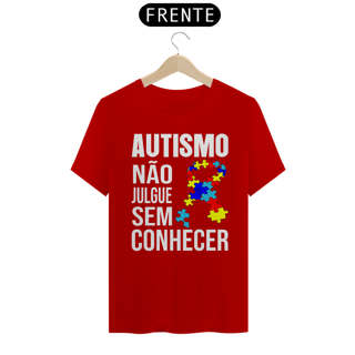 Nome do produto T-shirt - autismo (não julgue sem conhecer)