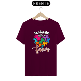 Nome do produto T-shirt - autismo (inclusão não é favor)