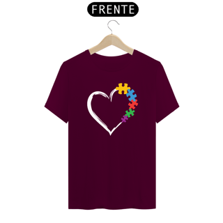 Nome do produto T-shirt (coração de autista)