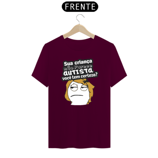 Nome do produto T-shirt - autismo (Sua criança não parece autista)
