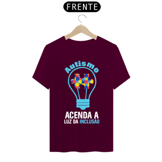 Nome do produto T-shirt - autismo (autismo, acenda a luz da inclusão)