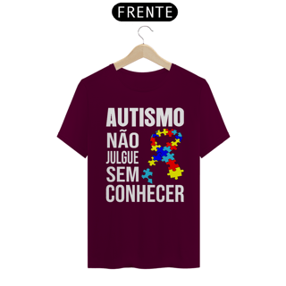 Nome do produto T-shirt - autismo (não julgue sem conhecer)