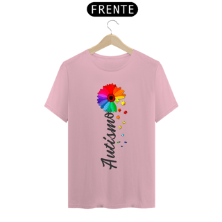 Nome do produto T-shirt - autismo (autismo em forma de flor)