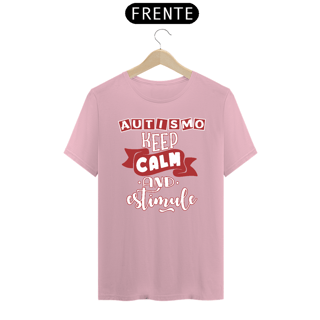 Nome do produto T-shirt - autismo (keep calm and estimule)