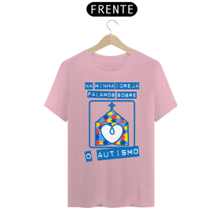 Nome do produto T-shirt - autismo (na minha igreja falamos sobre o autismo)